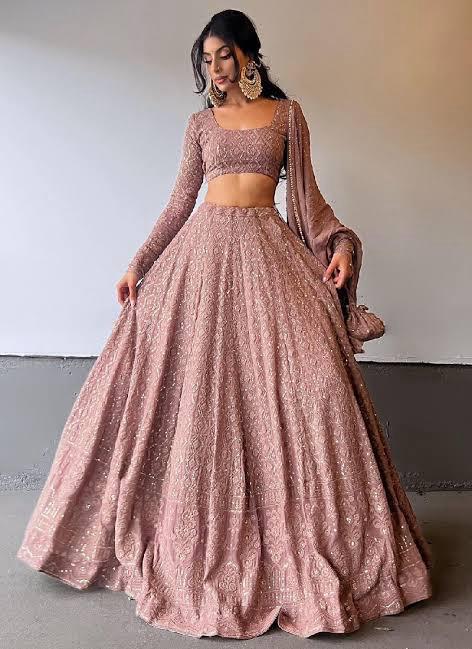 Pink lehenga choli